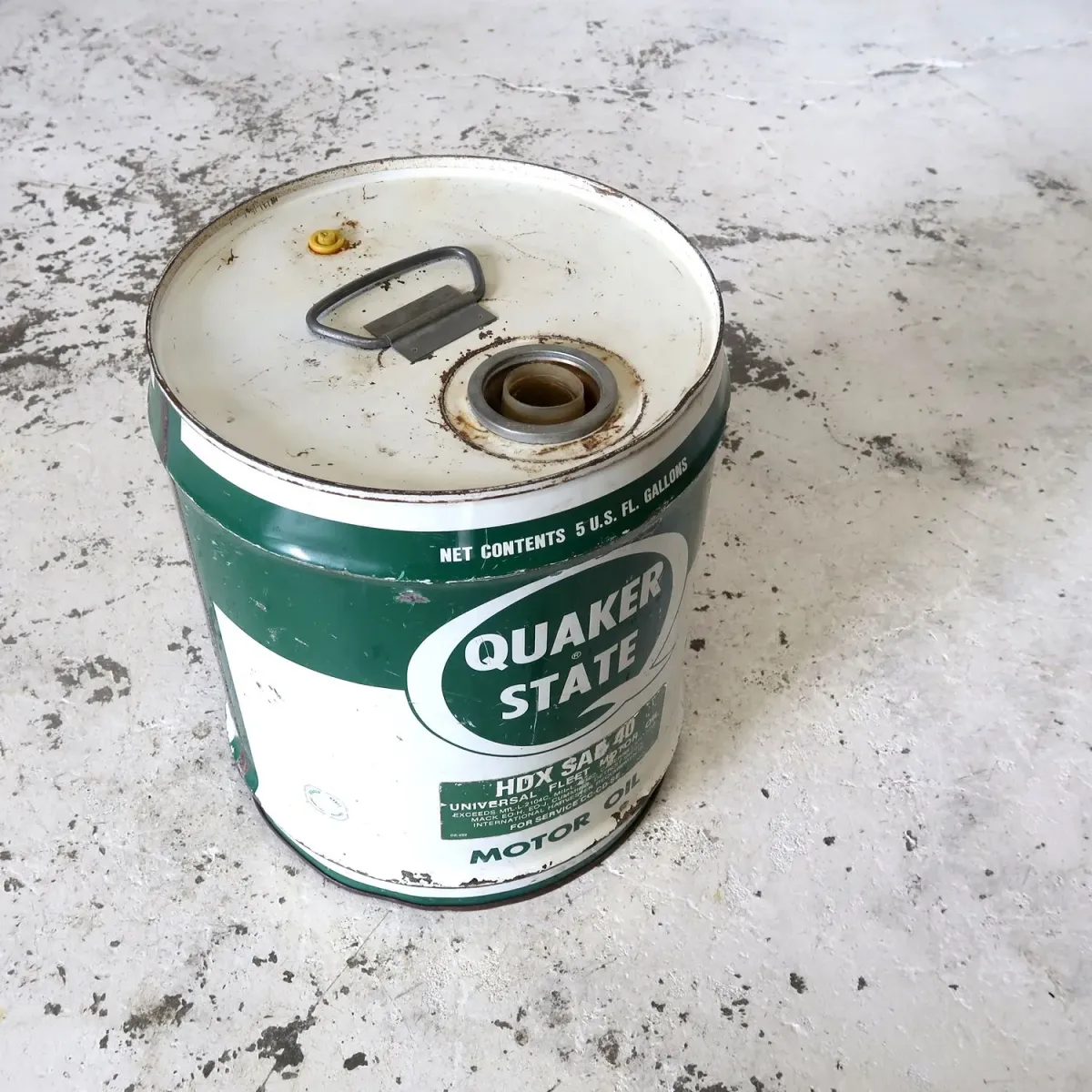 QUAKER STATE ビンテージ オイル缶