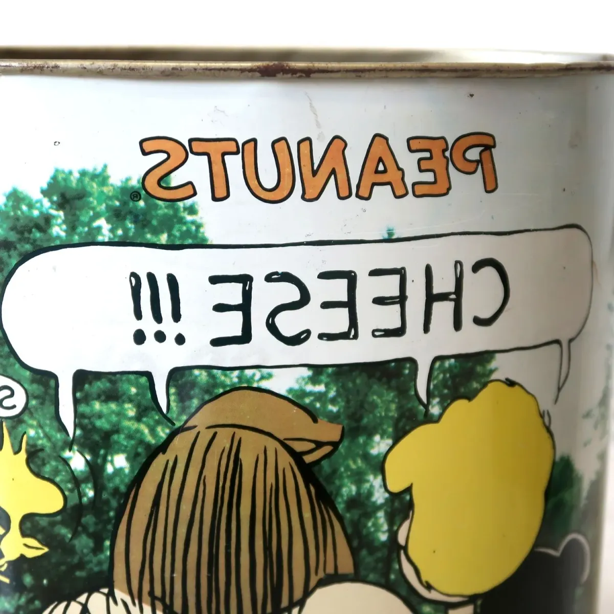 PEANUTS ビンテージ メタルゴミ箱