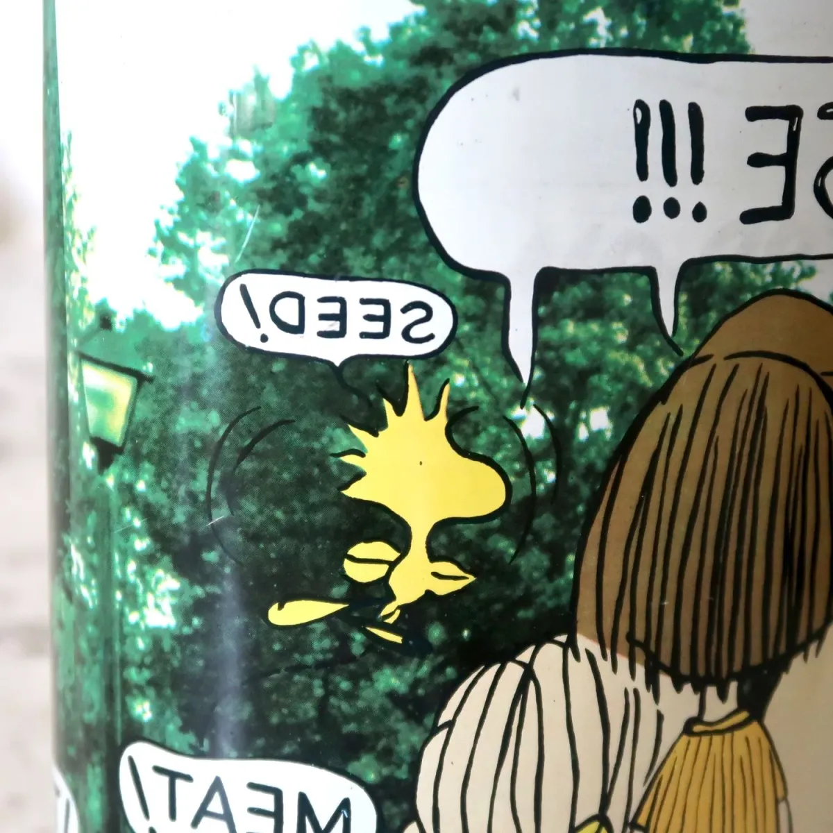 PEANUTS ビンテージ メタルゴミ箱