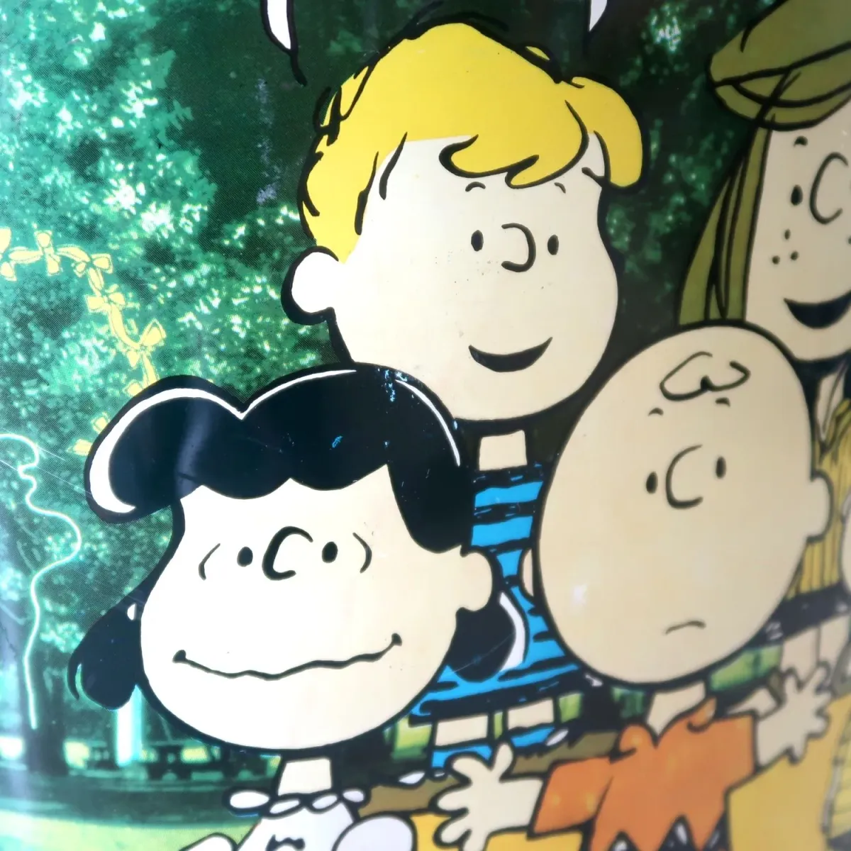 PEANUTS ビンテージ メタルゴミ箱