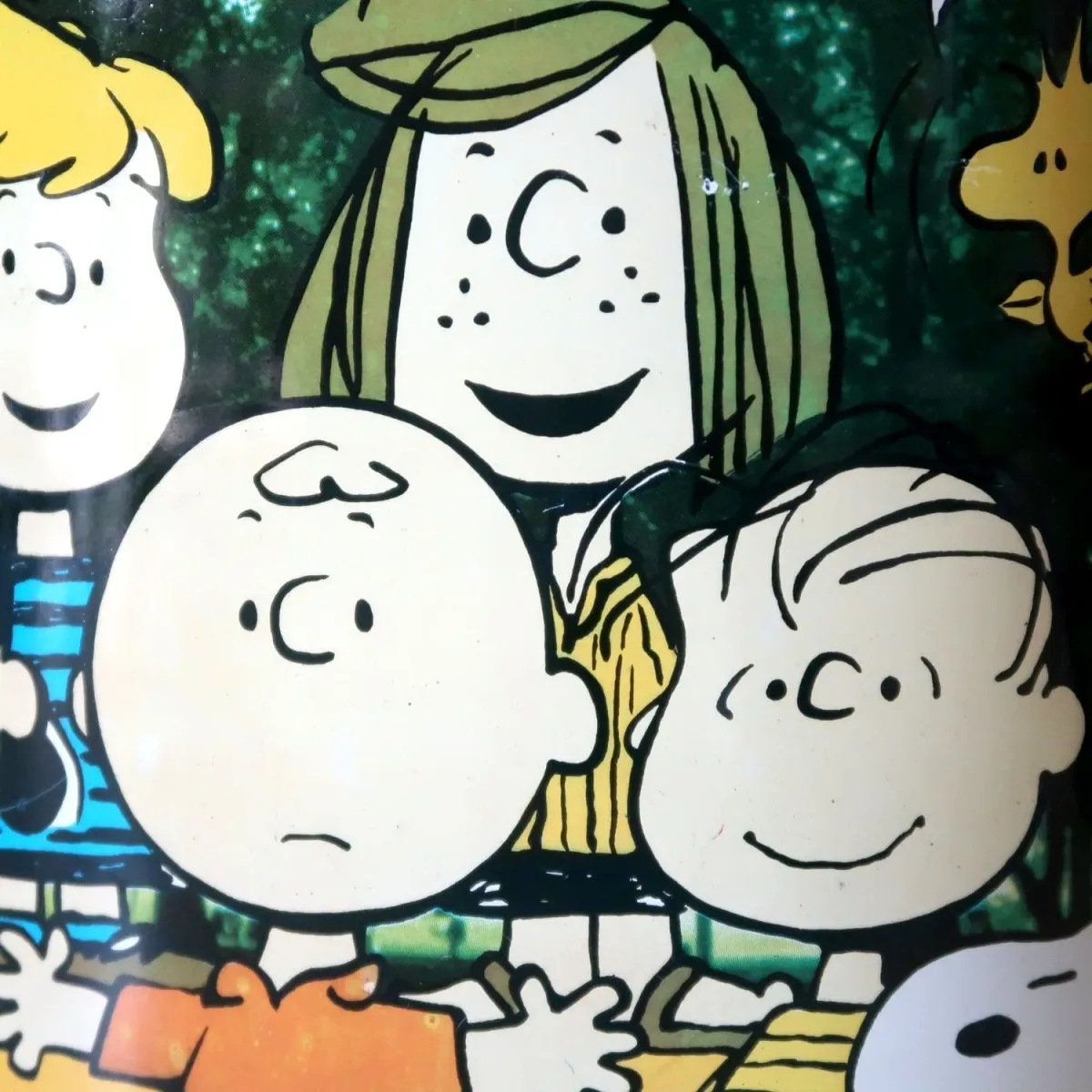 PEANUTS ビンテージ メタルゴミ箱