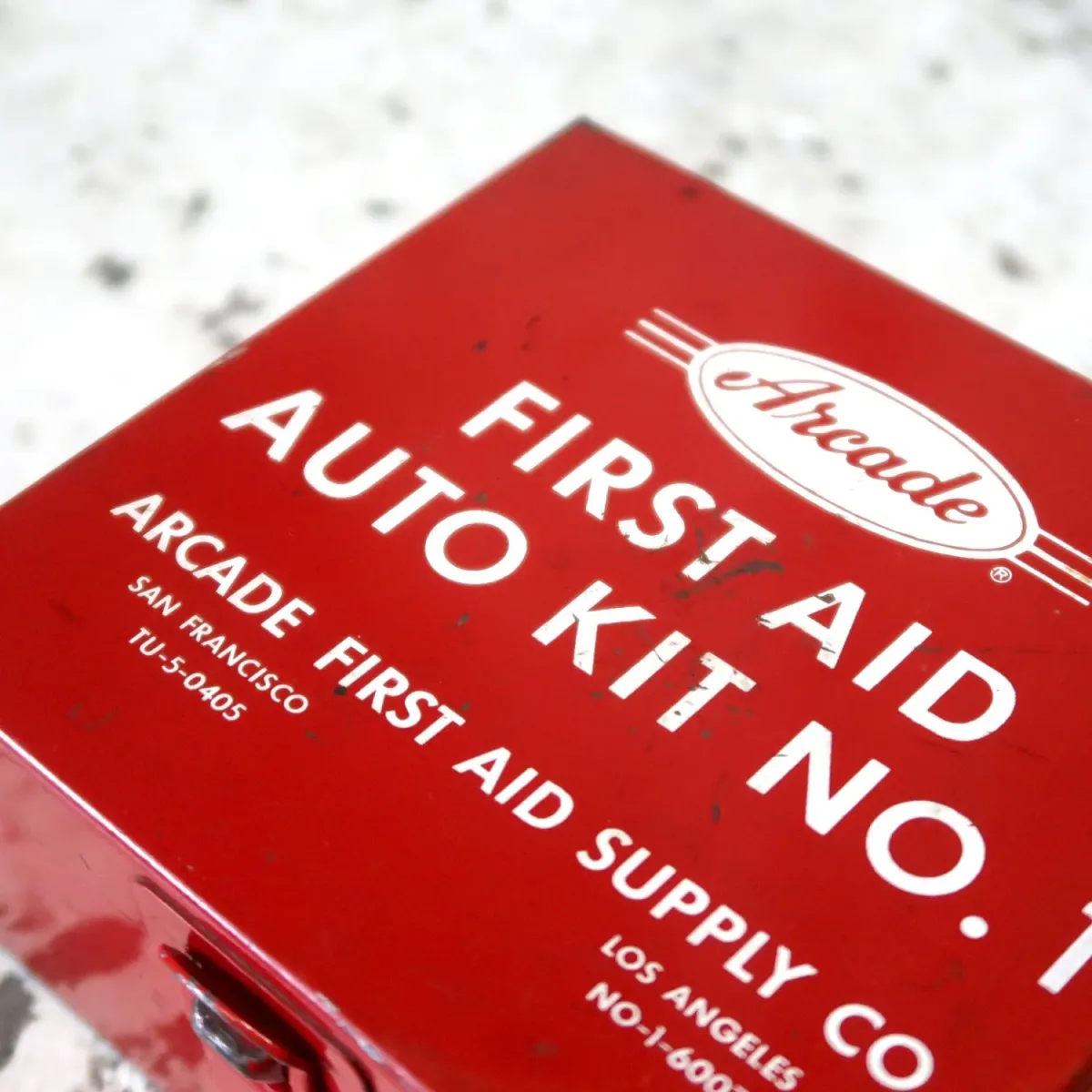 Arcade ビンテージ FIRST AID メタルボックス