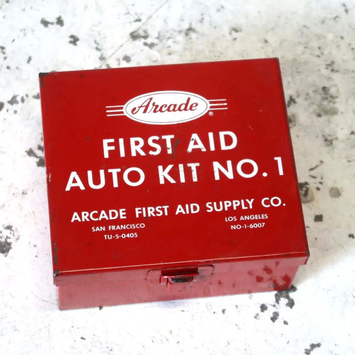 Arcade ビンテージ FIRST AID メタルボックス