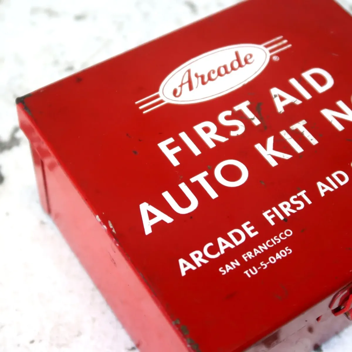 Arcade ビンテージ FIRST AID メタルボックス