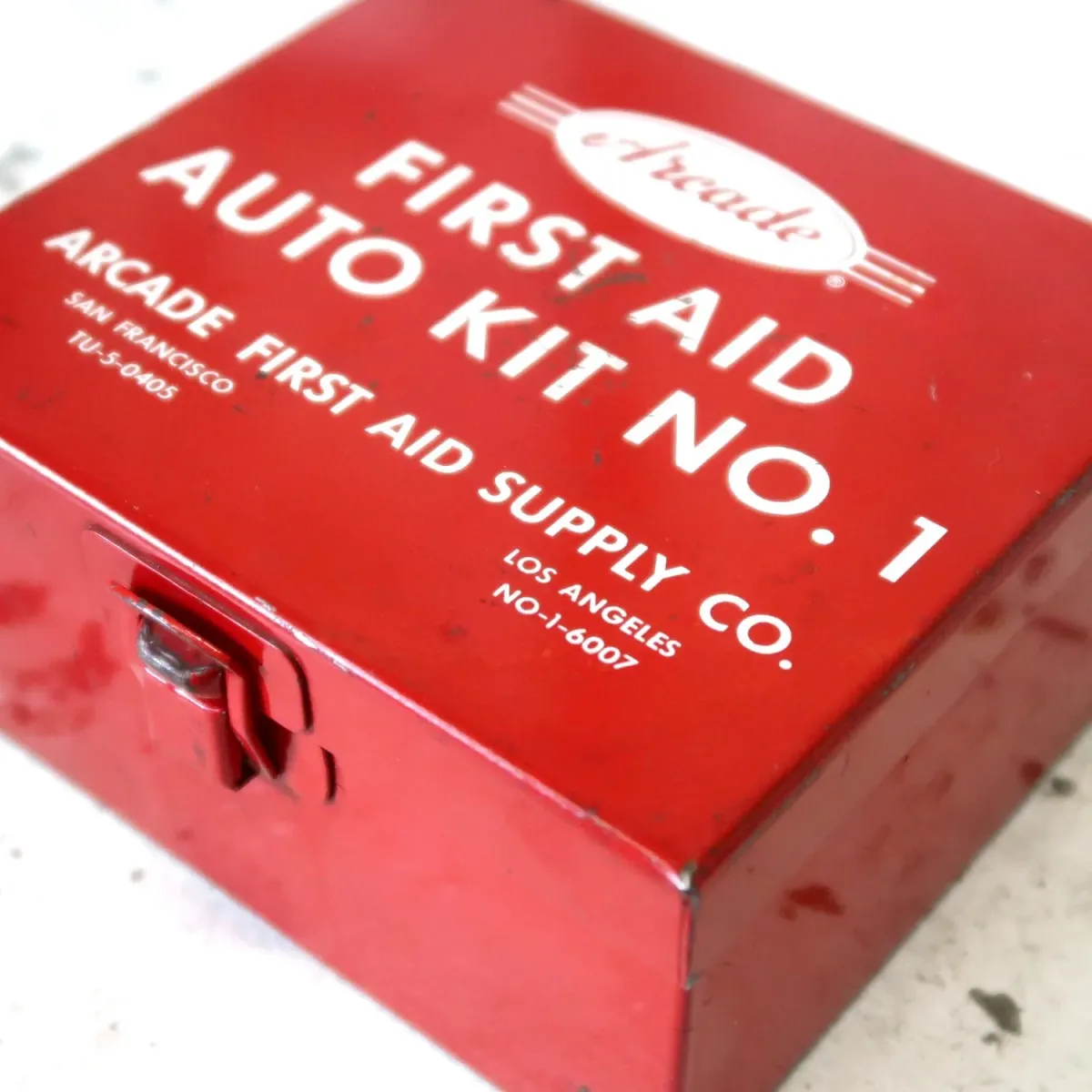 Arcade ビンテージ FIRST AID メタルボックス