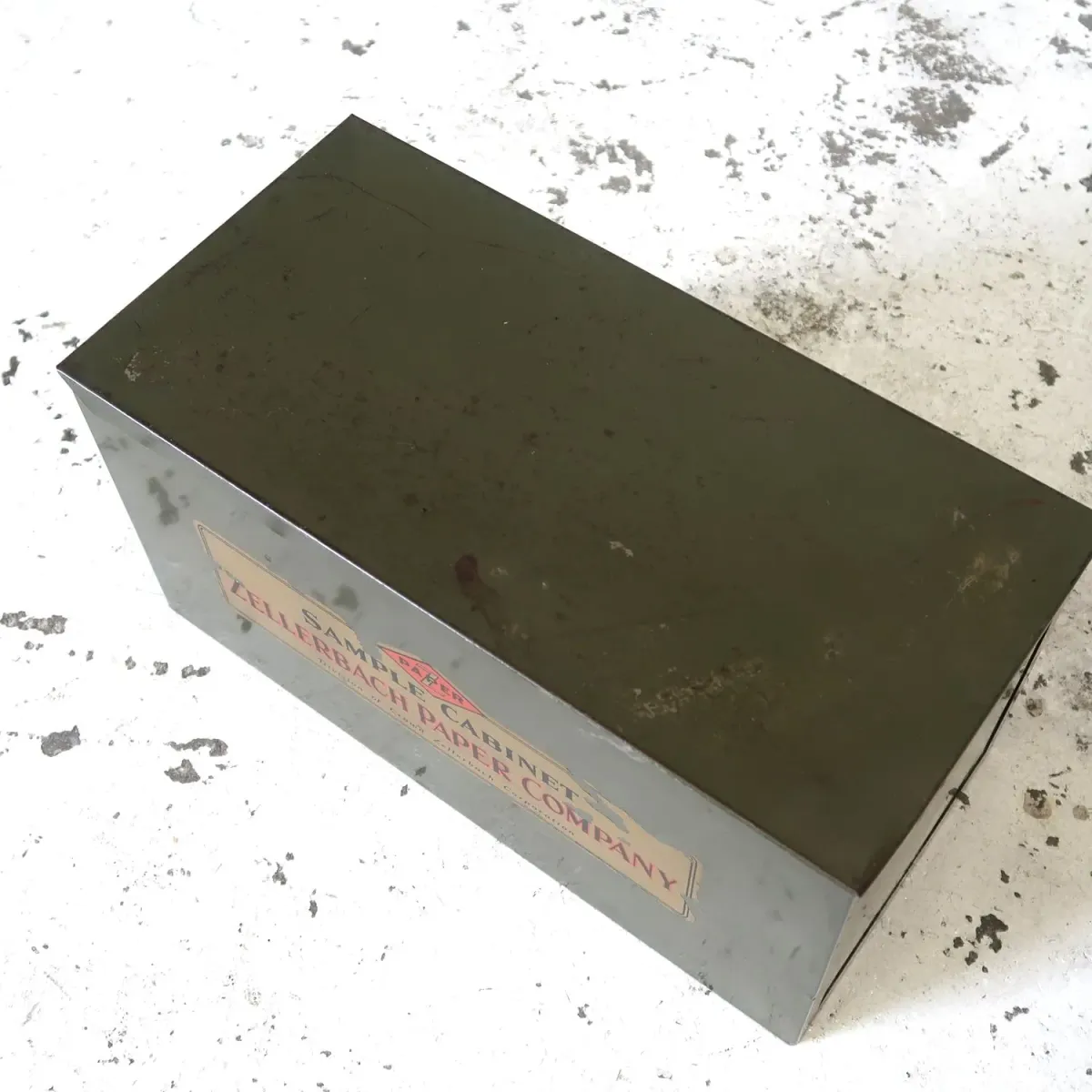 ZELLERBACH PAPER CO. ビンテージ メタルボックス
