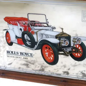 ROLLS ROYCE ビンテージ ウォールミラー