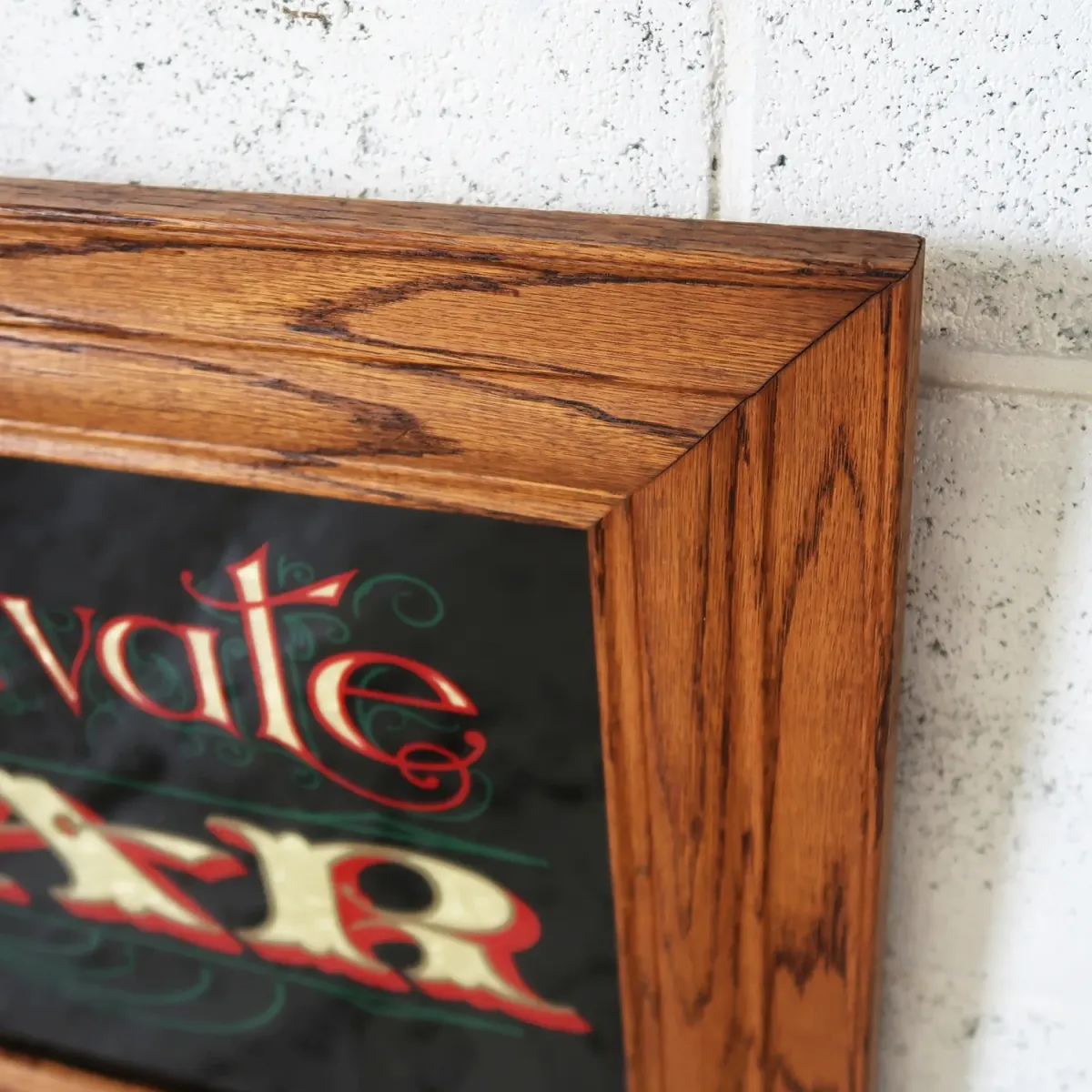 Private BAR ビンテージ パブミラー