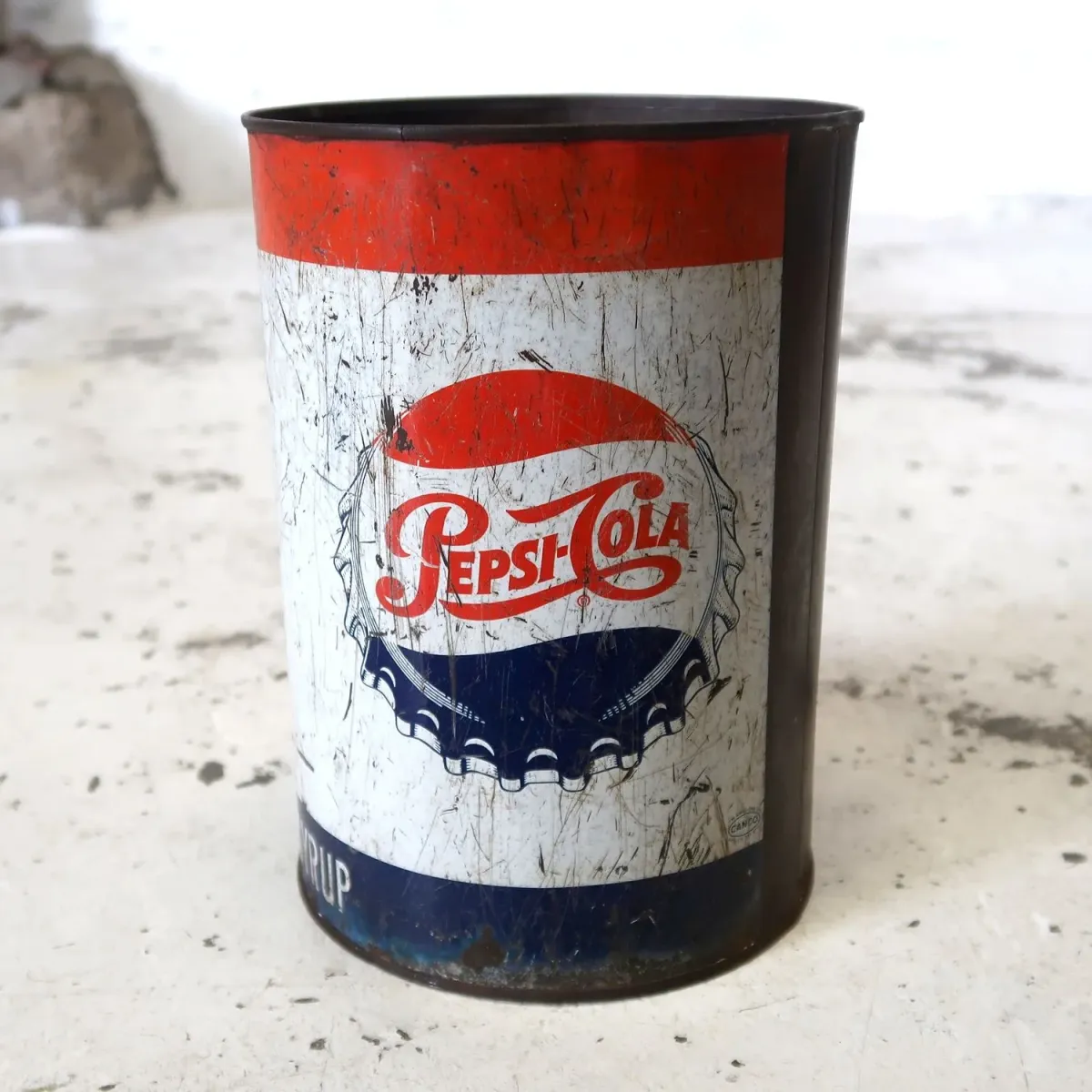 PEPSI COLA ビンテージ シロップ缶