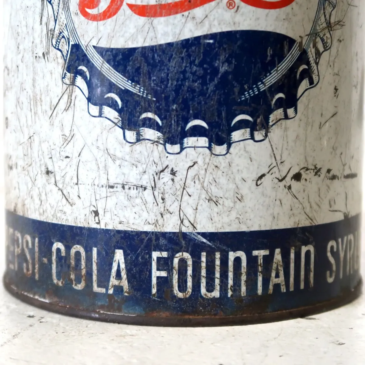 PEPSI COLA ビンテージ シロップ缶