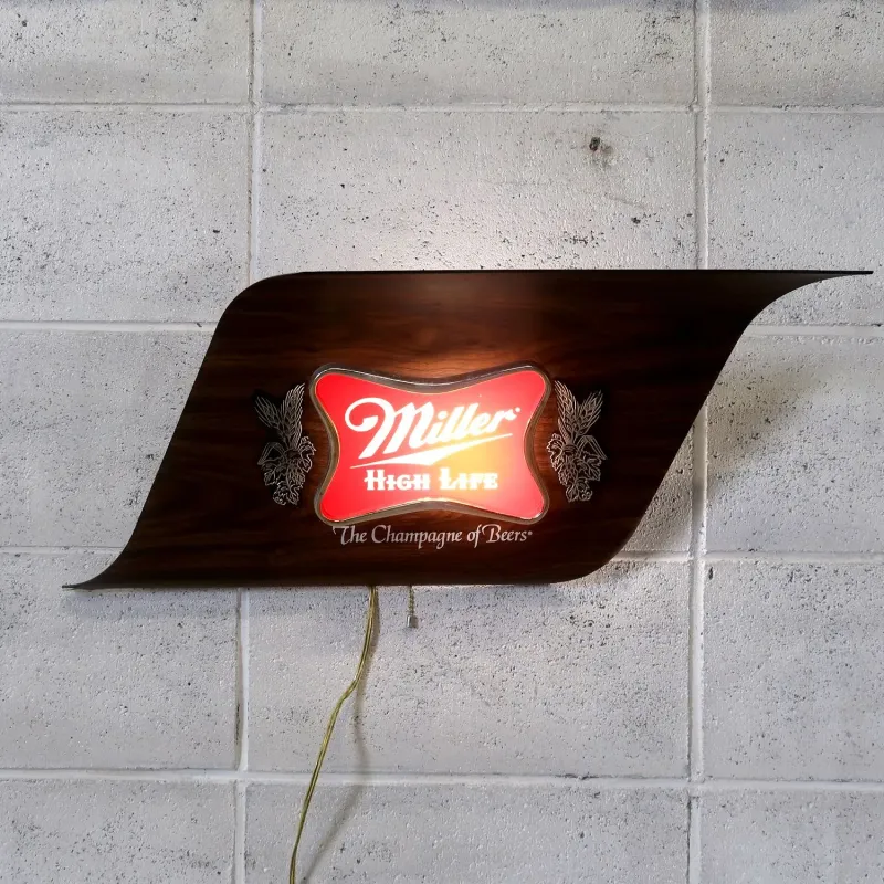 Miller HIGH LIFE ビンテージ ライトサイン