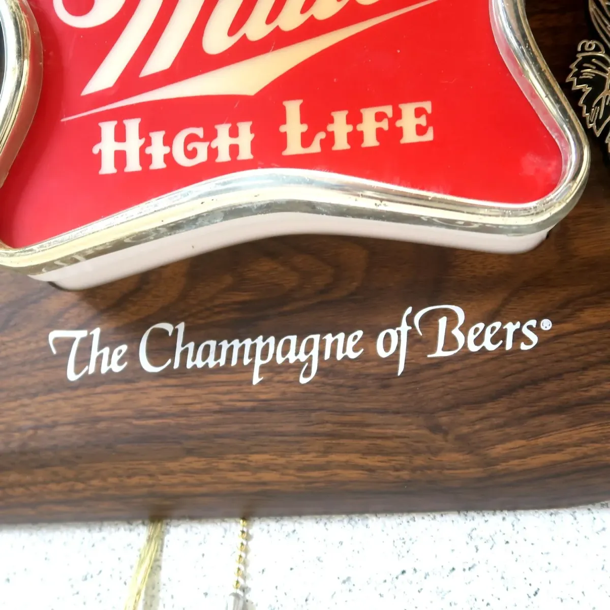 Miller HIGH LIFE ビンテージ ライトサイン