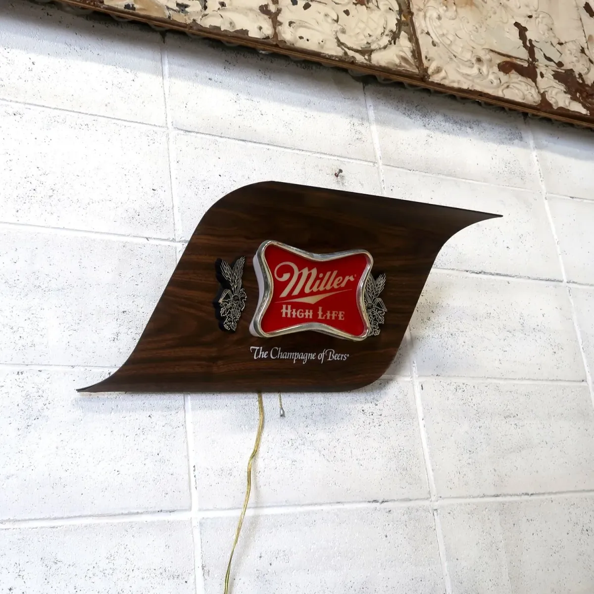 Miller HIGH LIFE ビンテージ ライトサイン