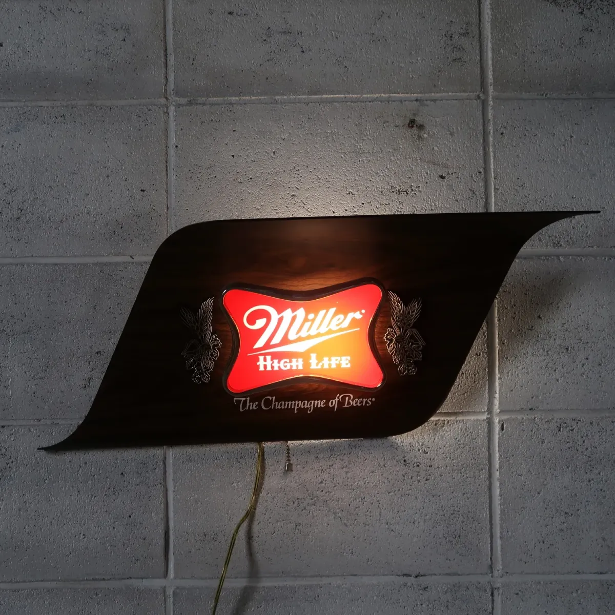 Miller HIGH LIFE ビンテージ ライトサイン