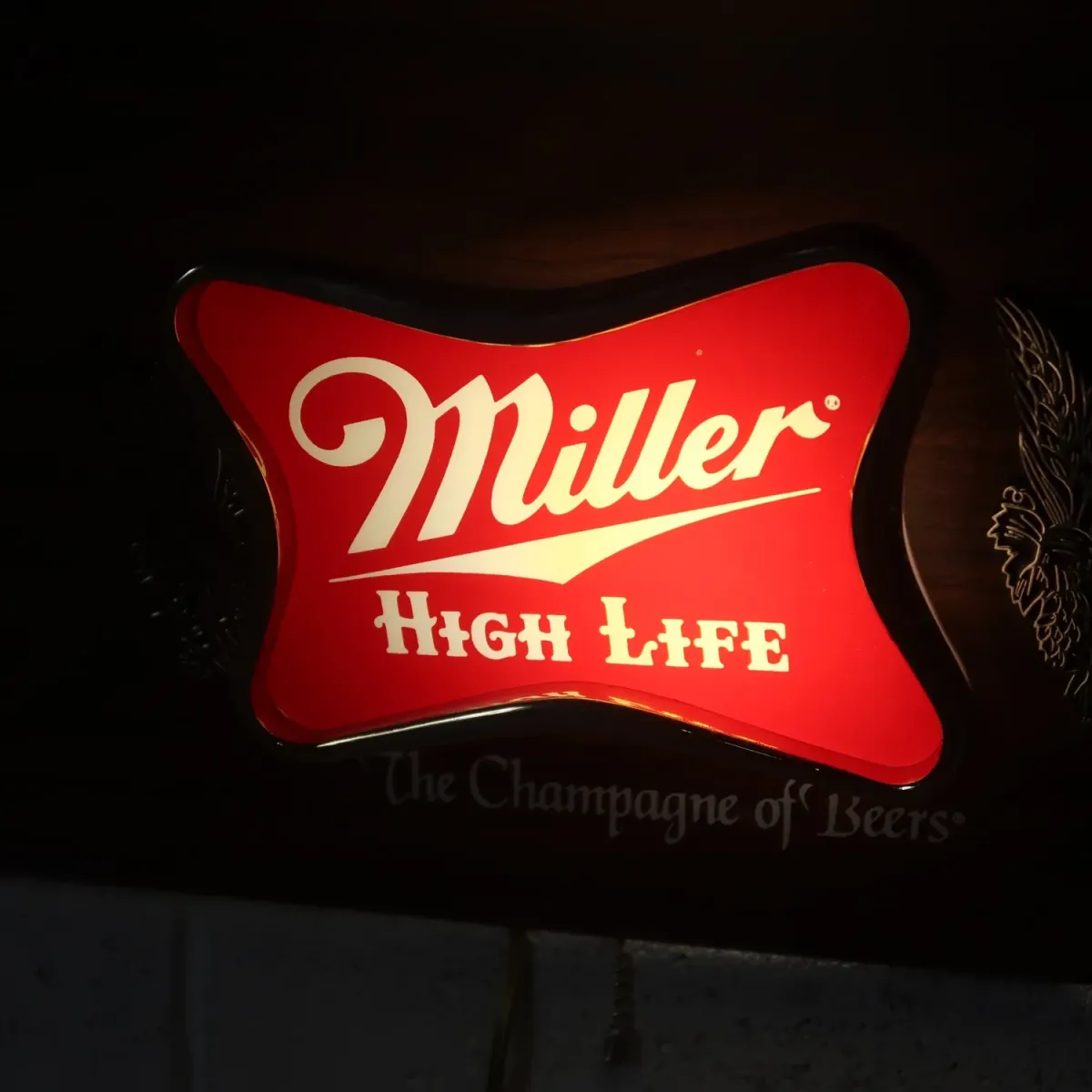 Miller HIGH LIFE ビンテージ ライトサイン