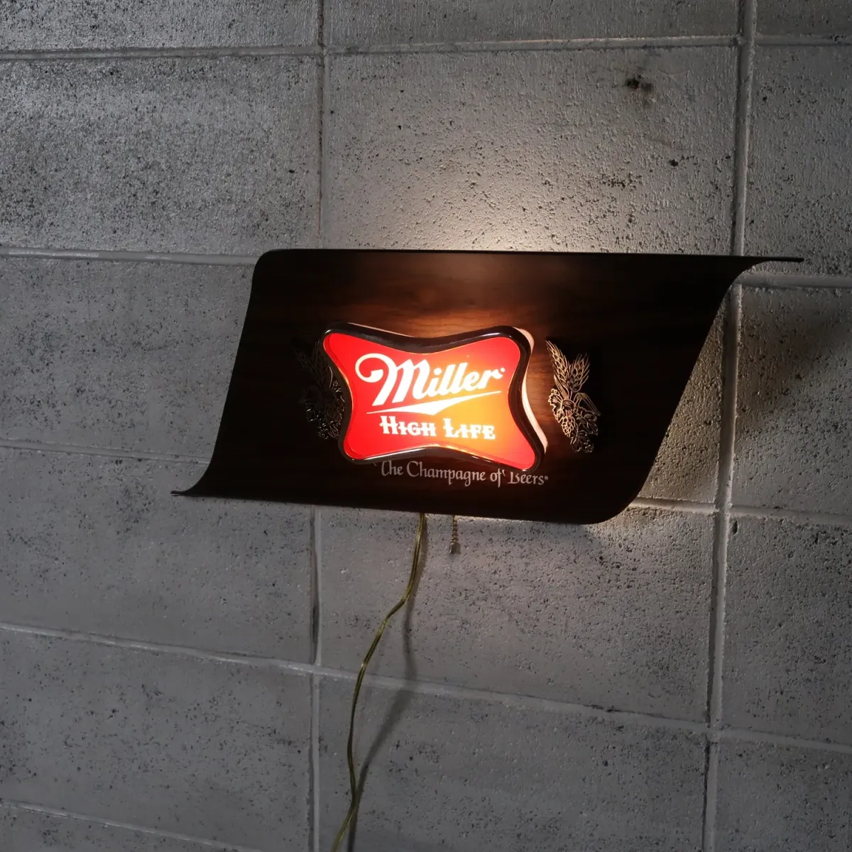 Miller HIGH LIFE ビンテージ ライトサイン