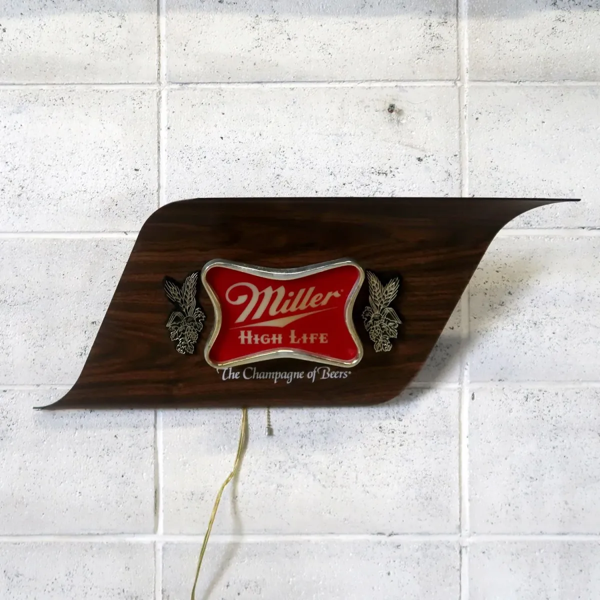 Miller HIGH LIFE ビンテージ ライトサイン