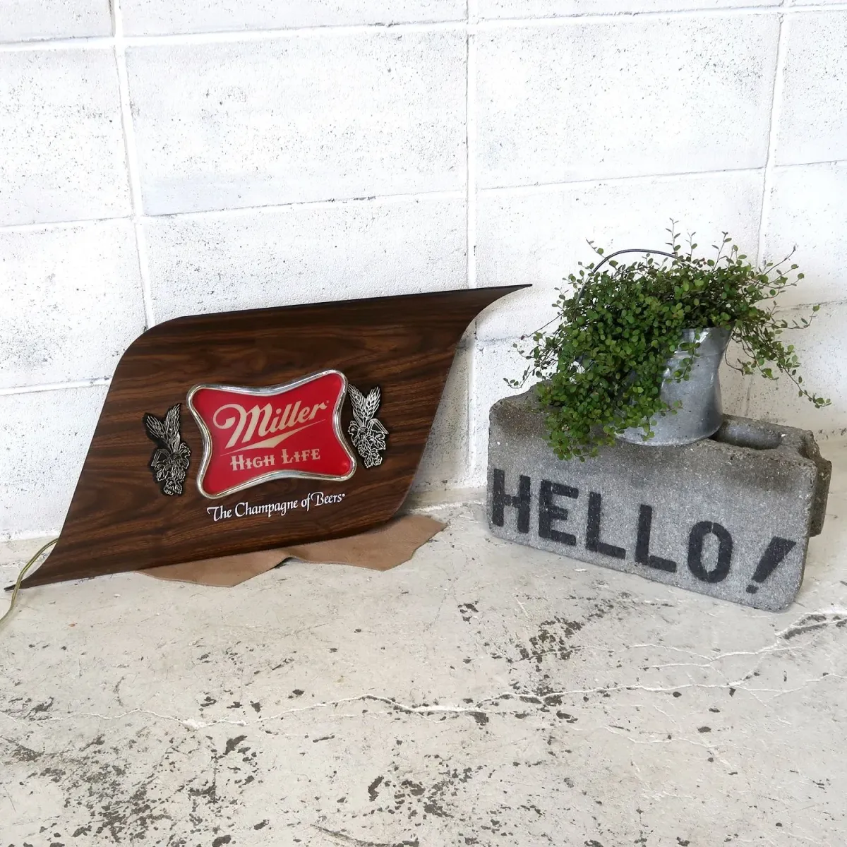 Miller HIGH LIFE ビンテージ ライトサイン