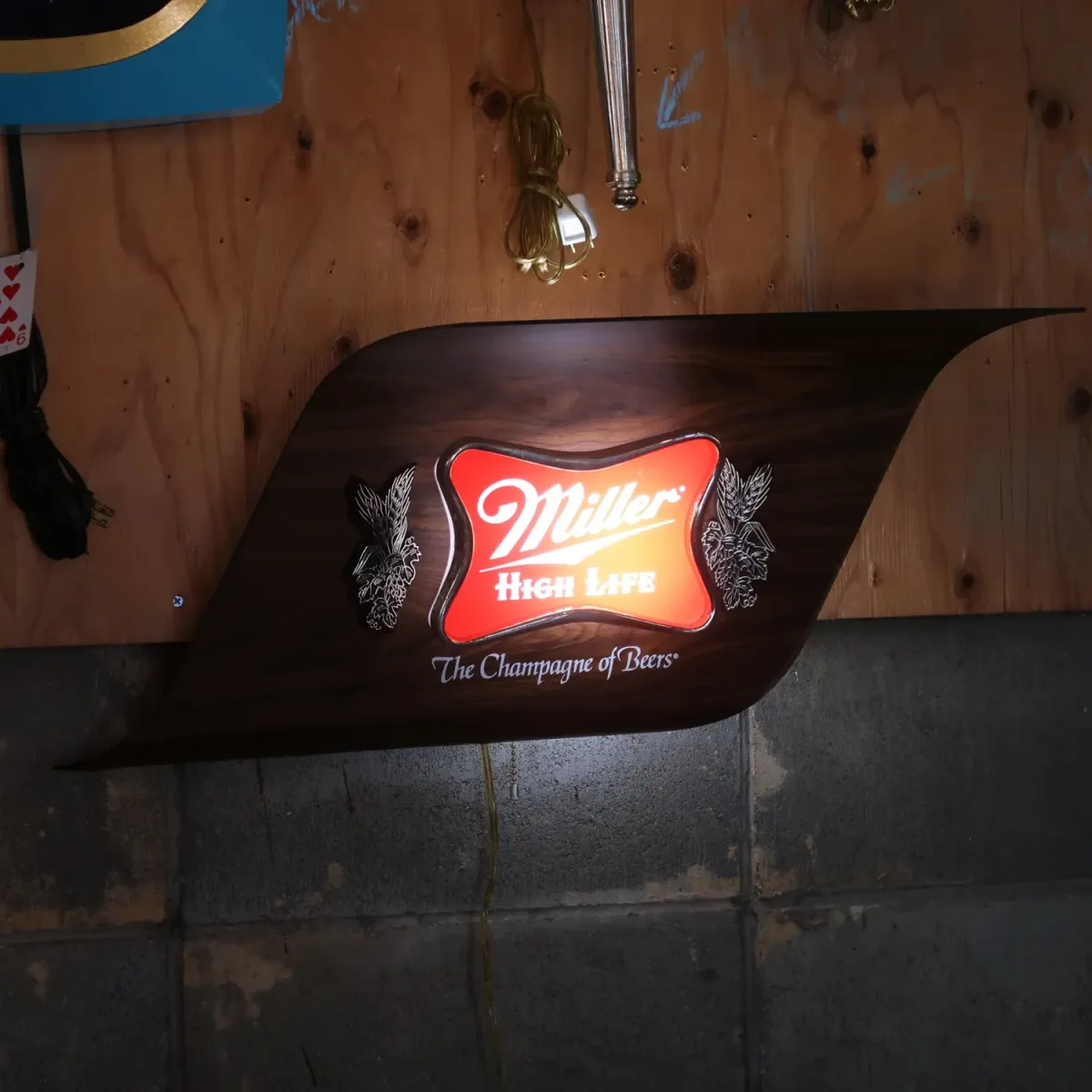 Miller HIGH LIFE ビンテージ ライトサイン