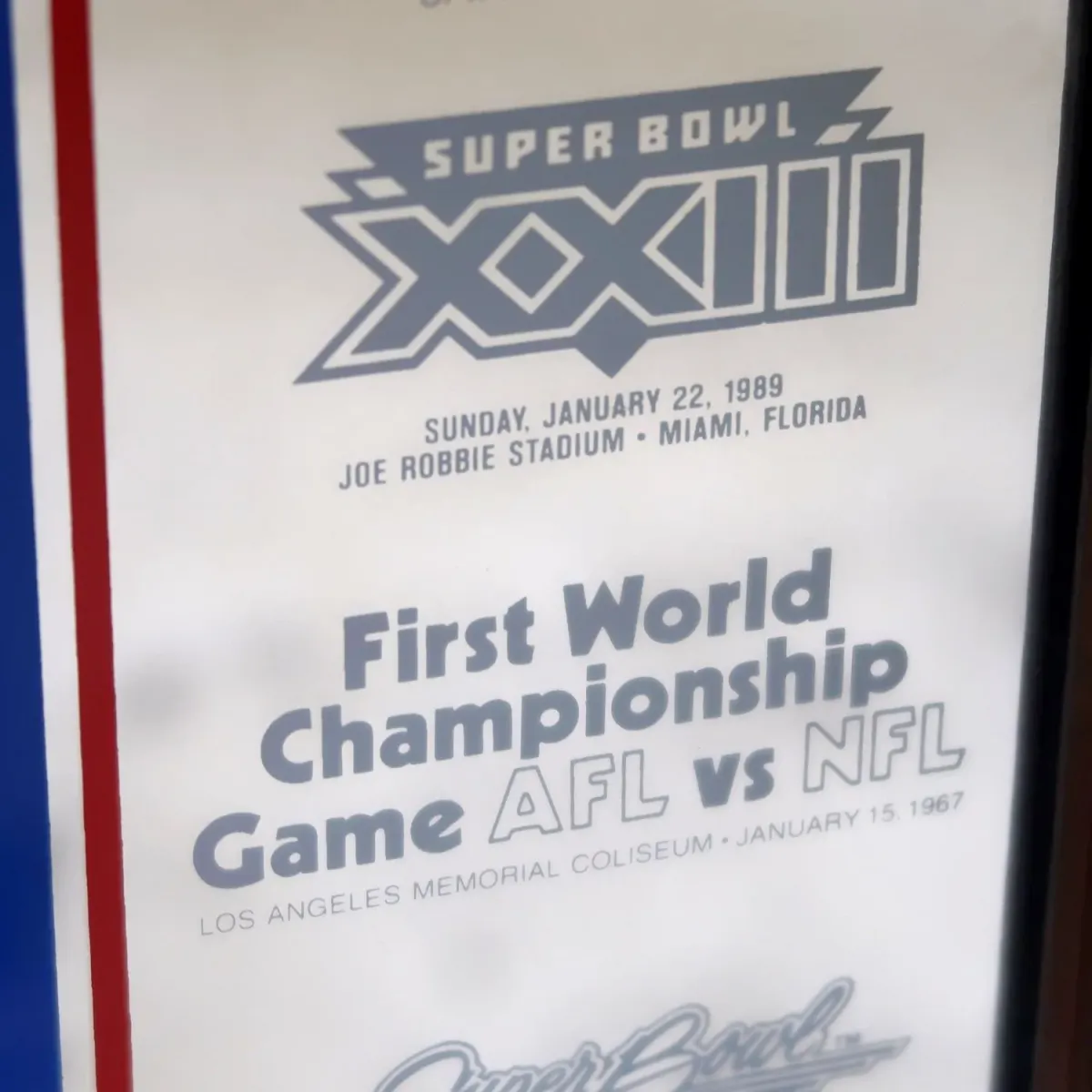 SUPER BOWL×Miller Lite ビンテージ パブミラー