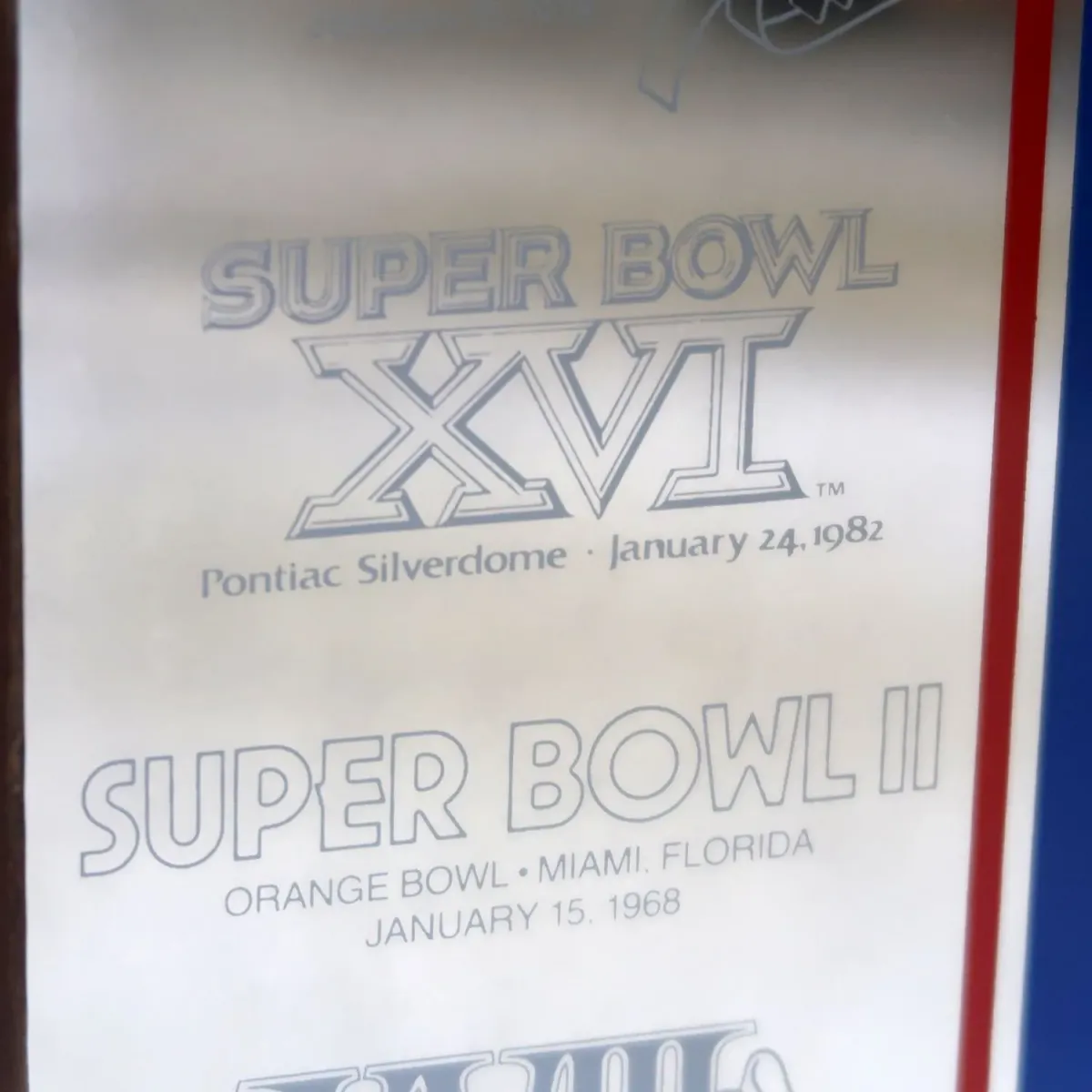 SUPER BOWL×Miller Lite ビンテージ パブミラー