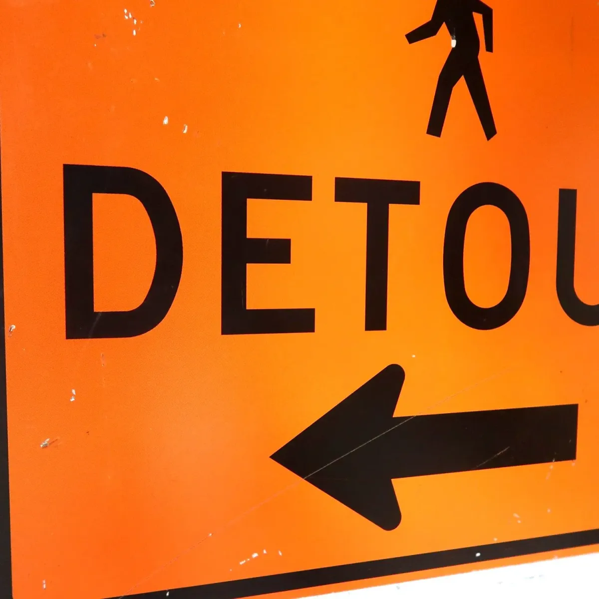 DETOUR ビンテージ ロードサイン