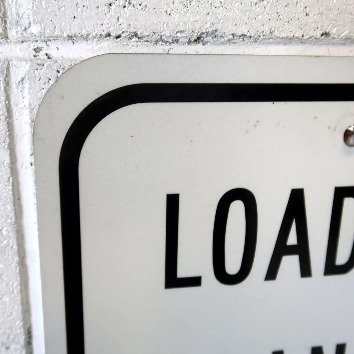 LOADING ONLY メタルサイン