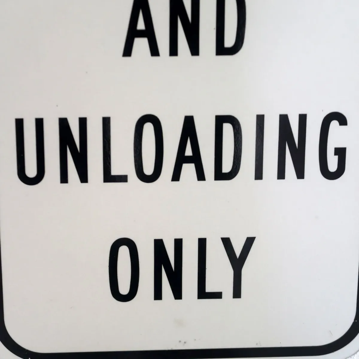 LOADING ONLY メタルサイン