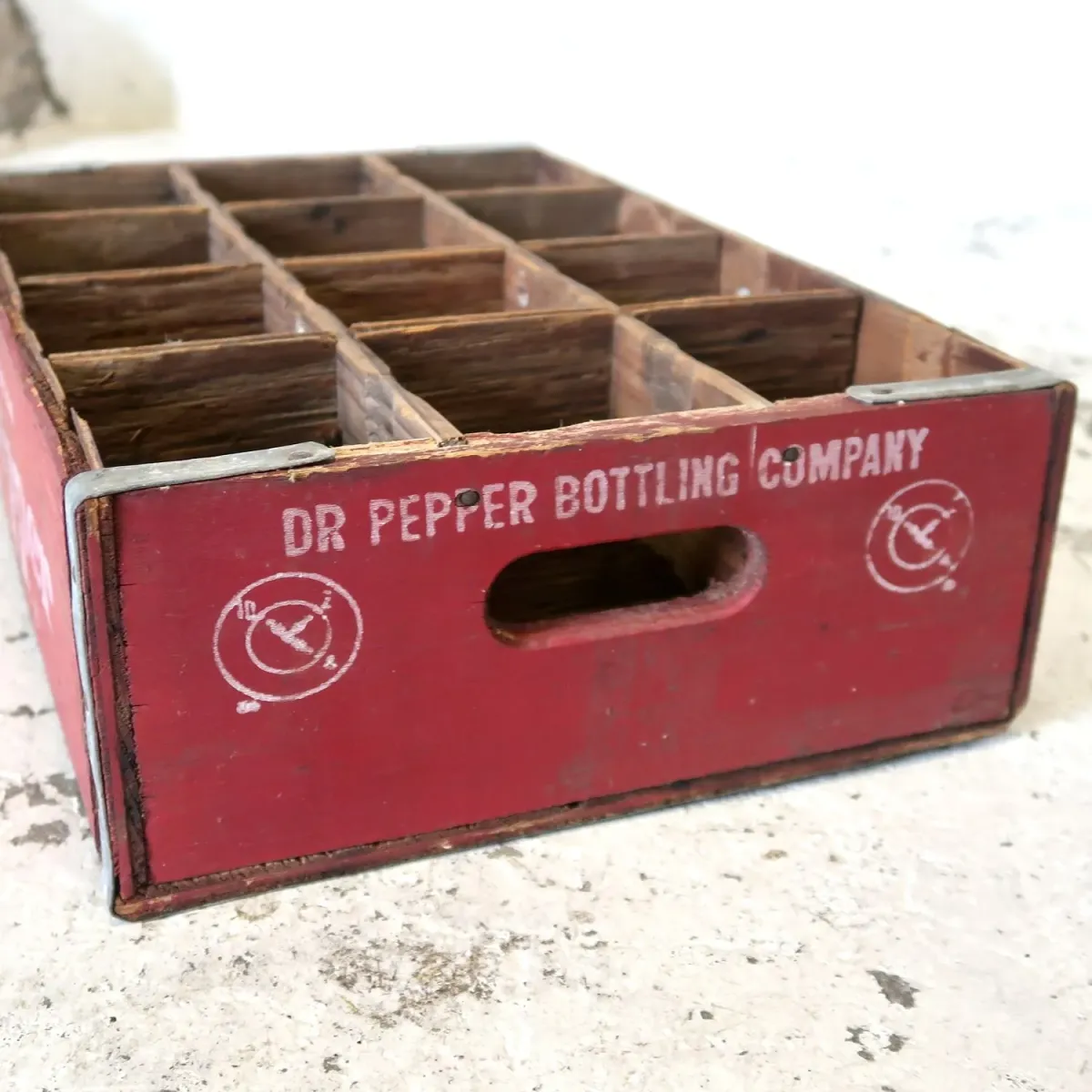 Dr Pepper ビンテージ ウッドボックス