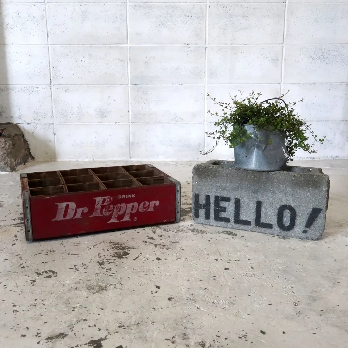 Dr Pepper ビンテージ ウッドボックス
