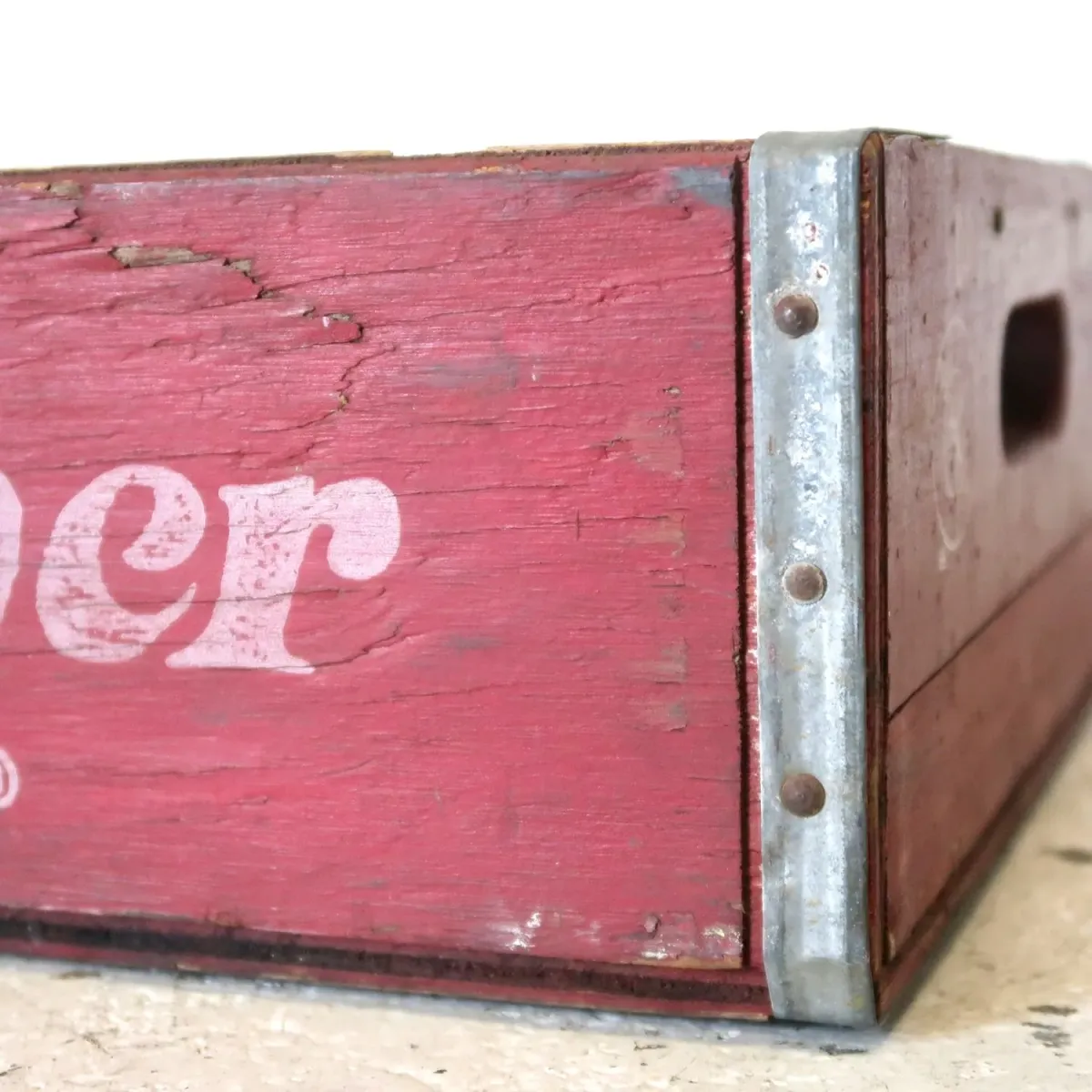 Dr Pepper ビンテージ ウッドボックス