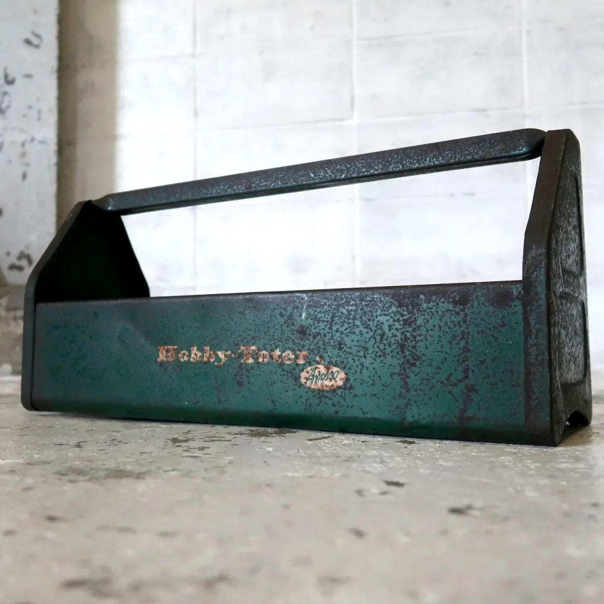 Amsco ビンテージ メタル ツールトート