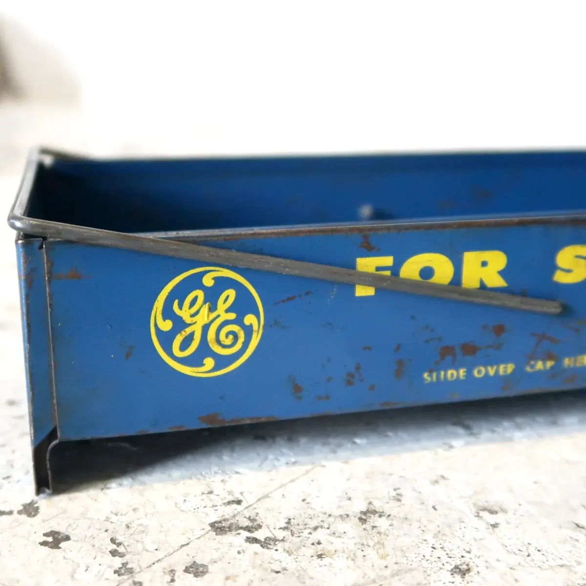 GE ビンテージ ストアディスプレイ メタルトート