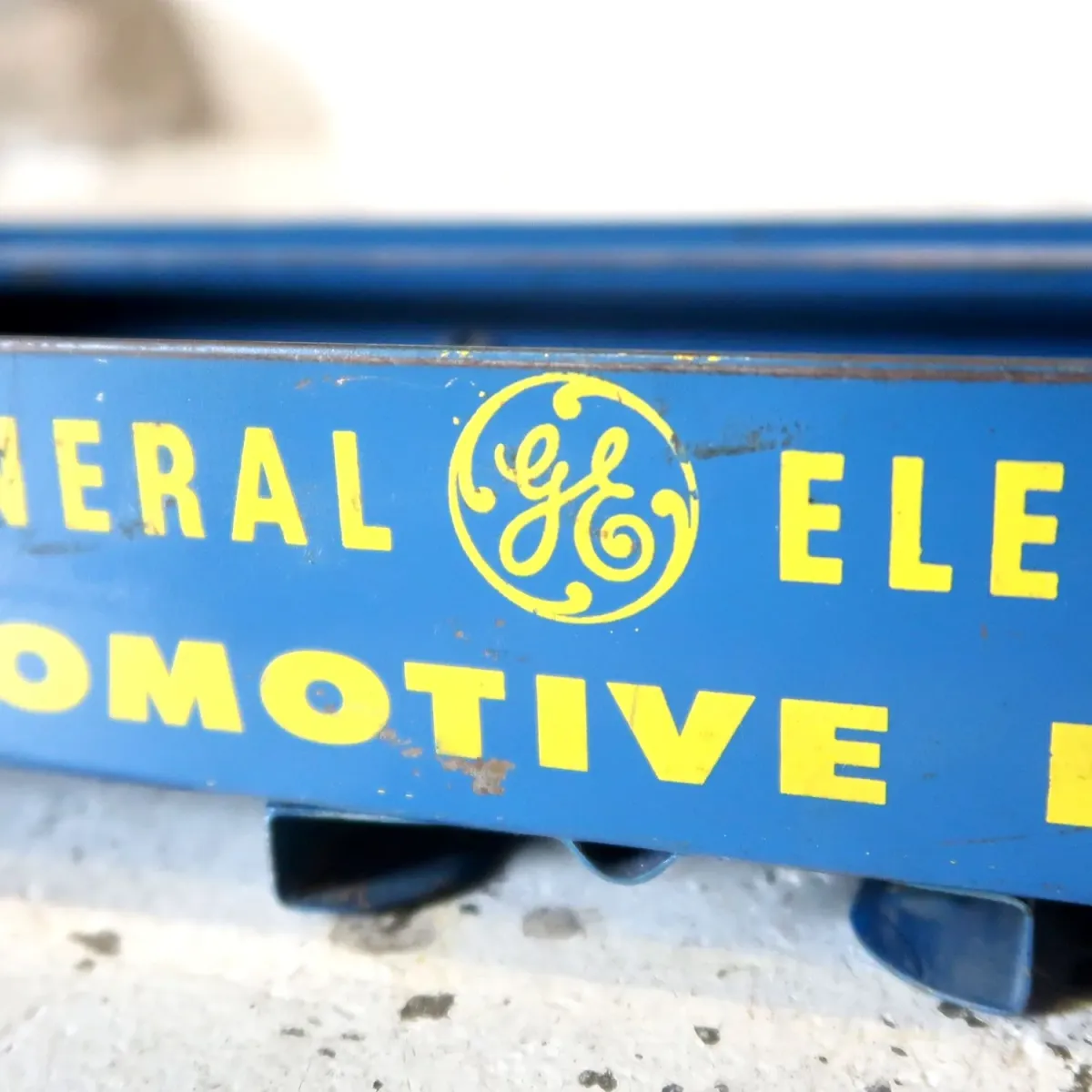 GE ビンテージ ストアディスプレイ メタルトート
