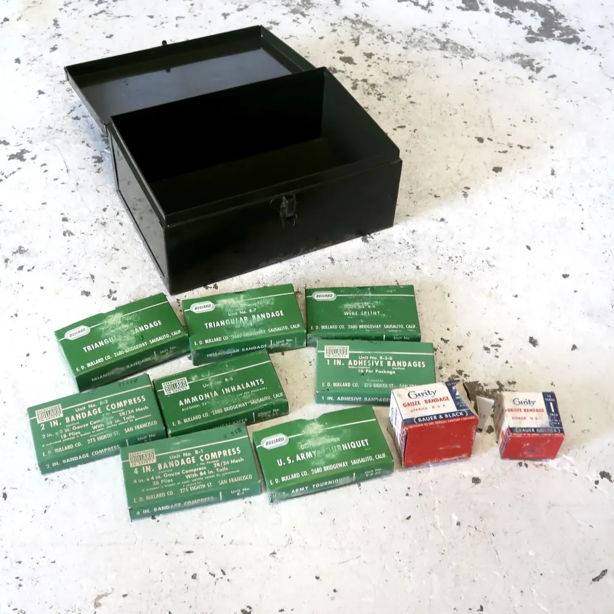 BULLARD ビンテージ FIRST AID メタルボックス ミリタリー