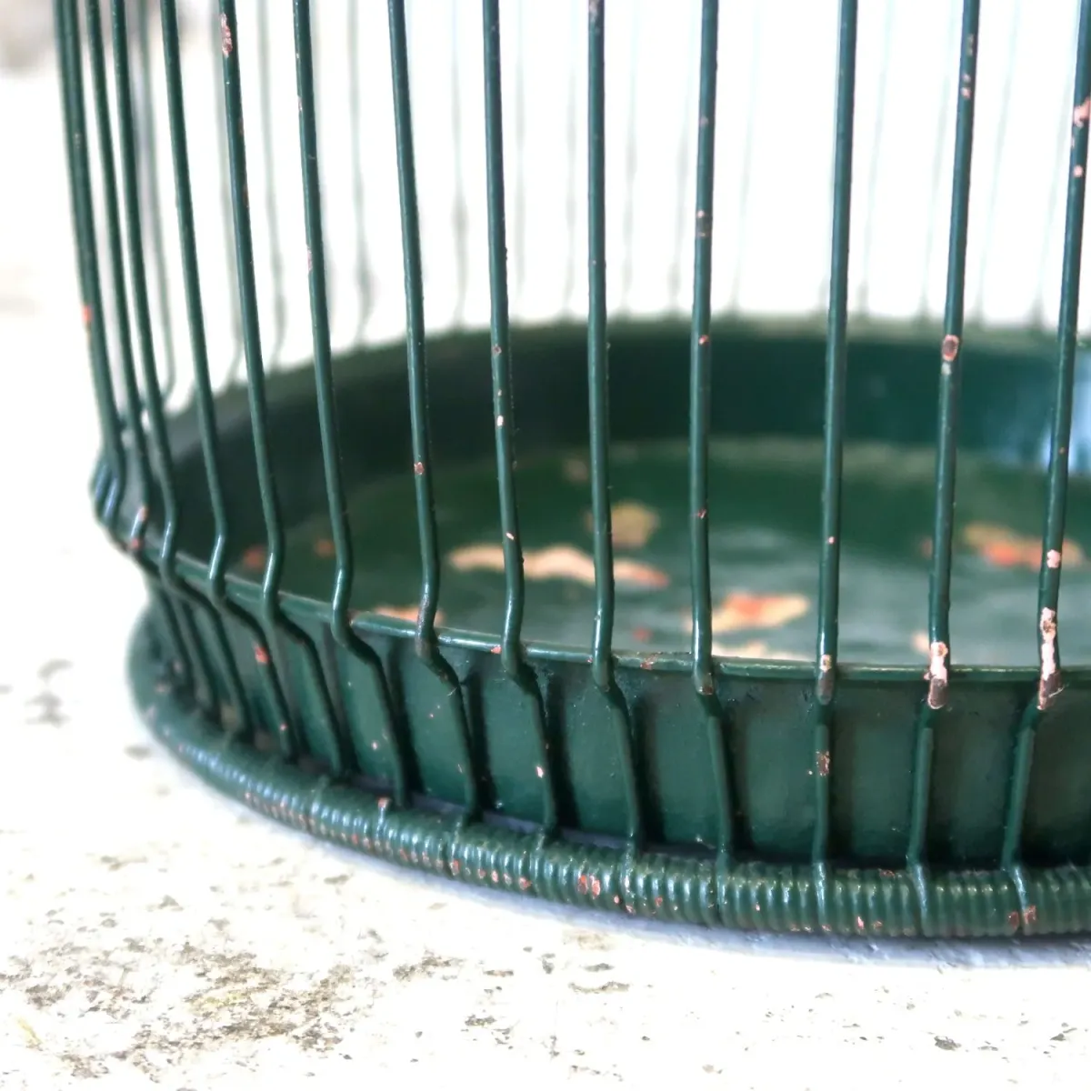 THE MASSILLON WIRE BASKET CO. ビンテージ ワイヤーメタル ゴミ箱