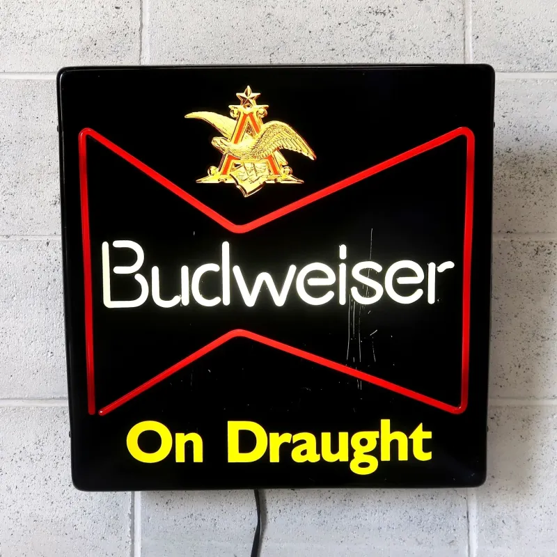 Budweiser ビンテージ ネオンデザイン ライトサイン