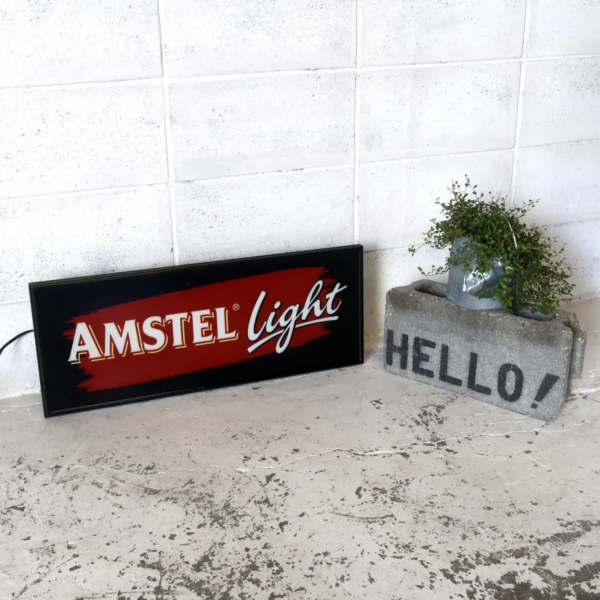 AMSTEL light ビンテージ ライトサイン