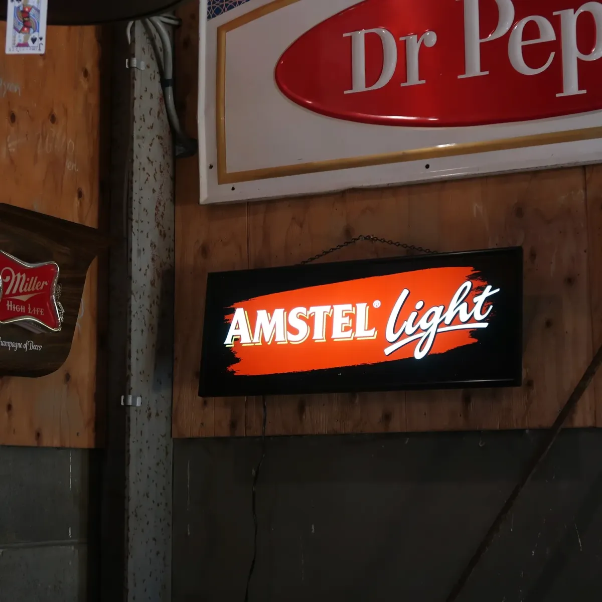 AMSTEL light ビンテージ ライトサイン
