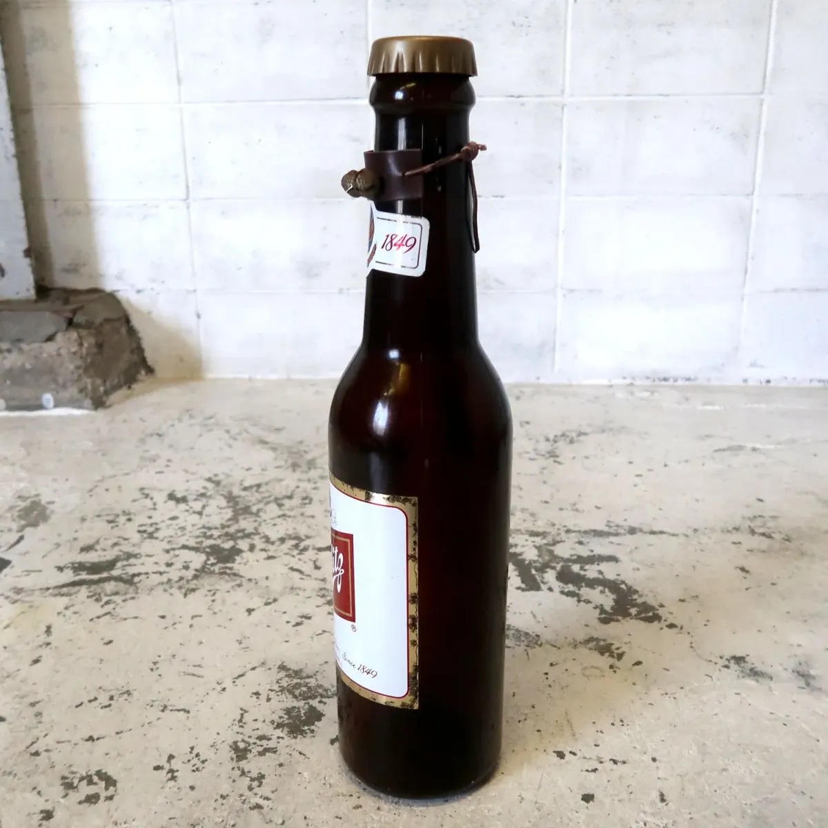 Schlitz ビンテージ ビアボトル型ディスプレイ コインバンク
