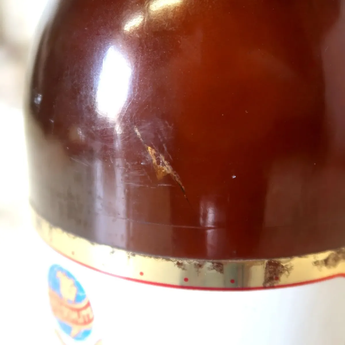 Schlitz ビンテージ ビアボトル型ディスプレイ コインバンク