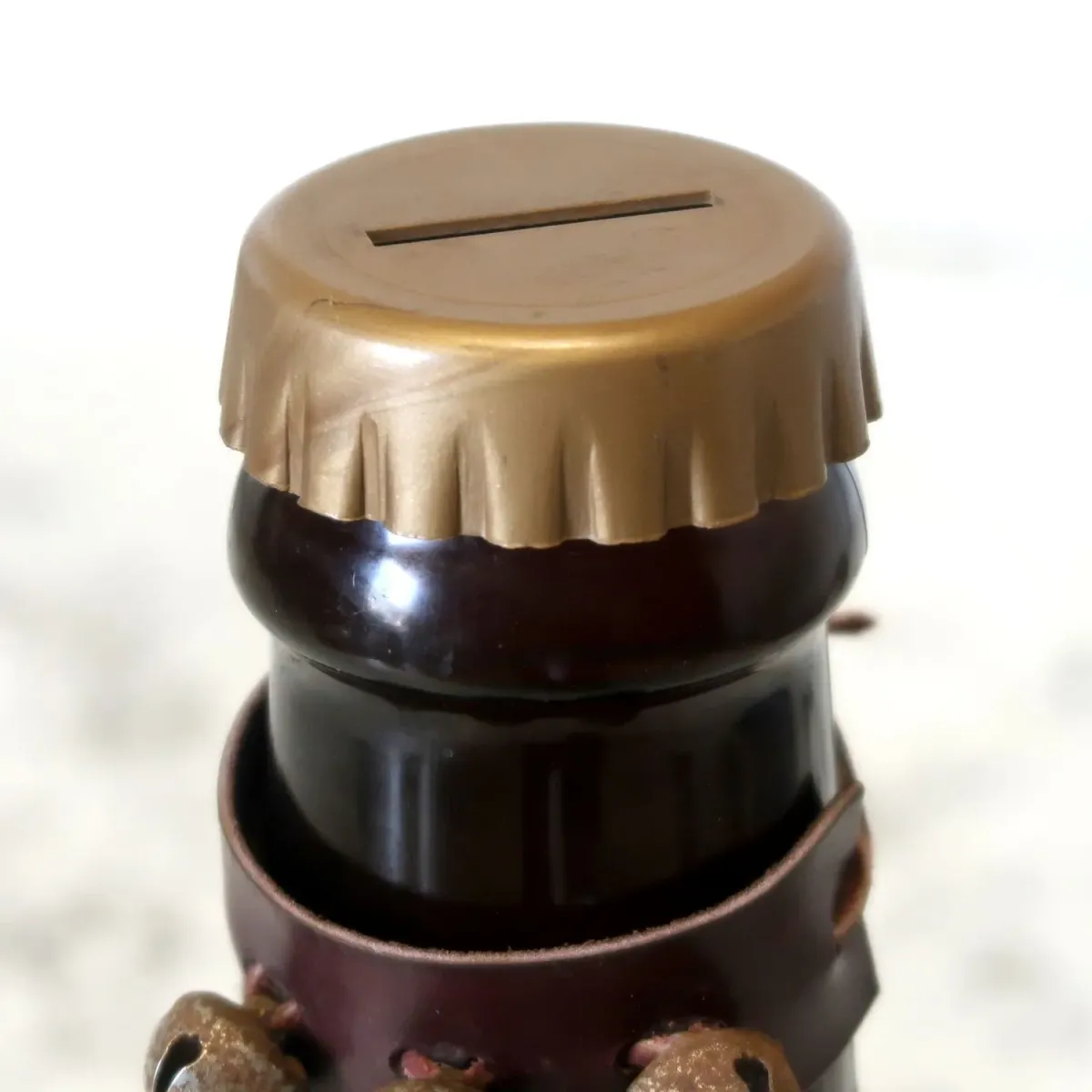 Schlitz ビンテージ ビアボトル型ディスプレイ コインバンク