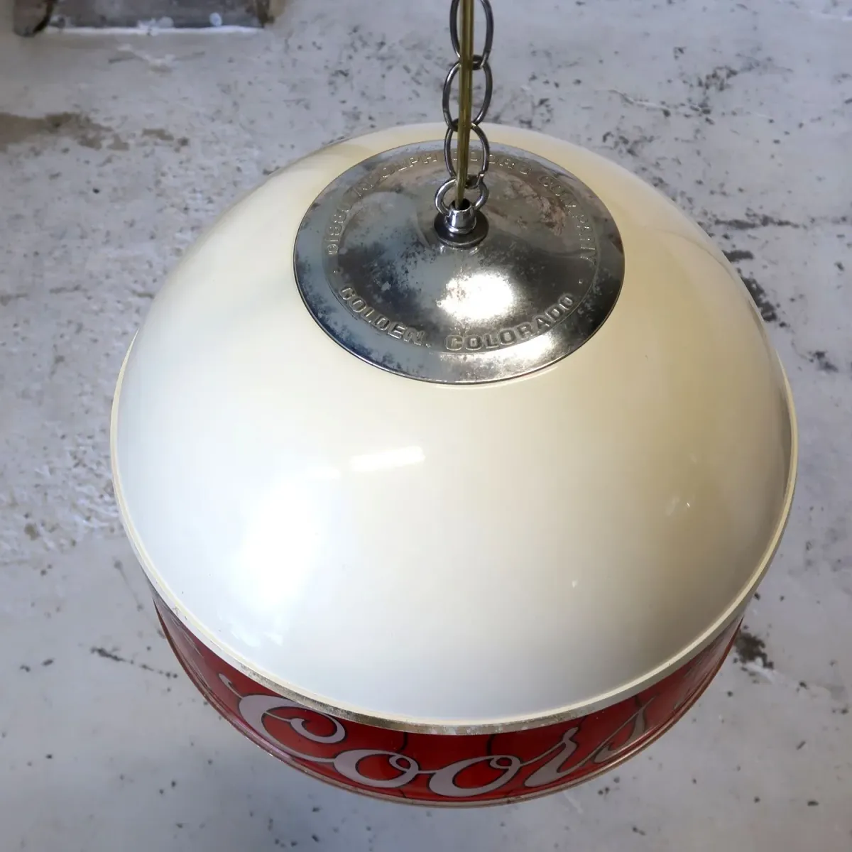 Coors ビンテージ ペンダントランプ