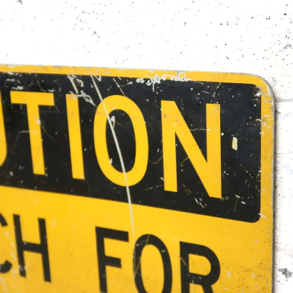 CAUTION ビンテージ ロードサイン