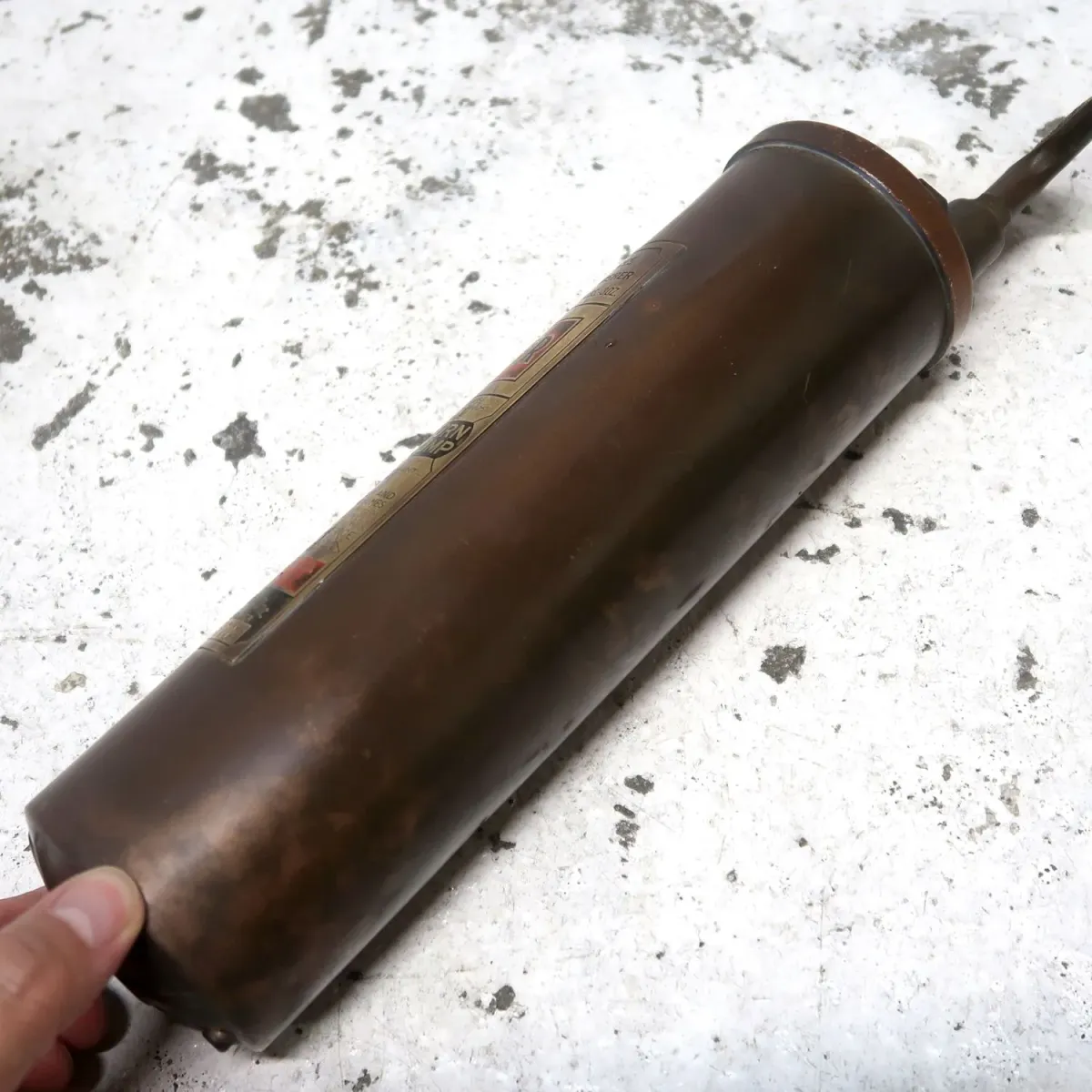 ビンテージ 消火器 銅×真鍮