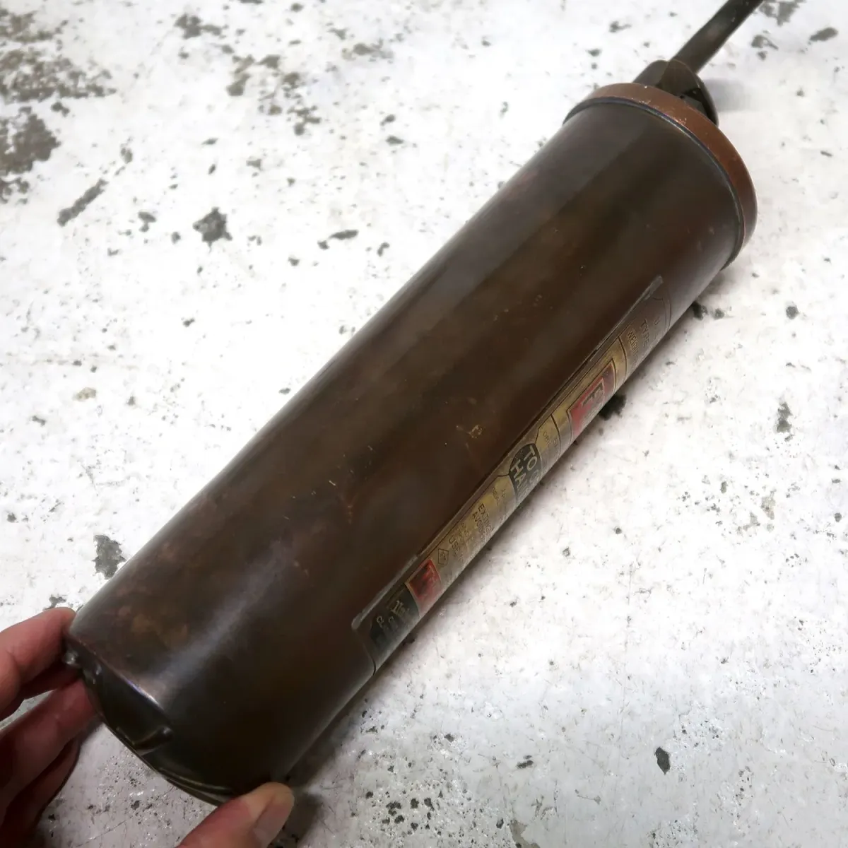 ビンテージ 消火器 銅×真鍮