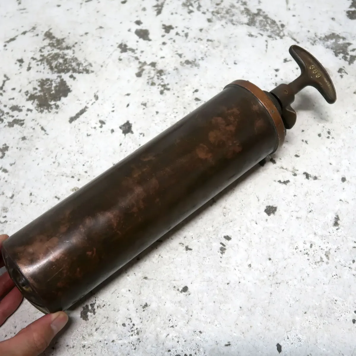 ビンテージ 消火器 銅×真鍮