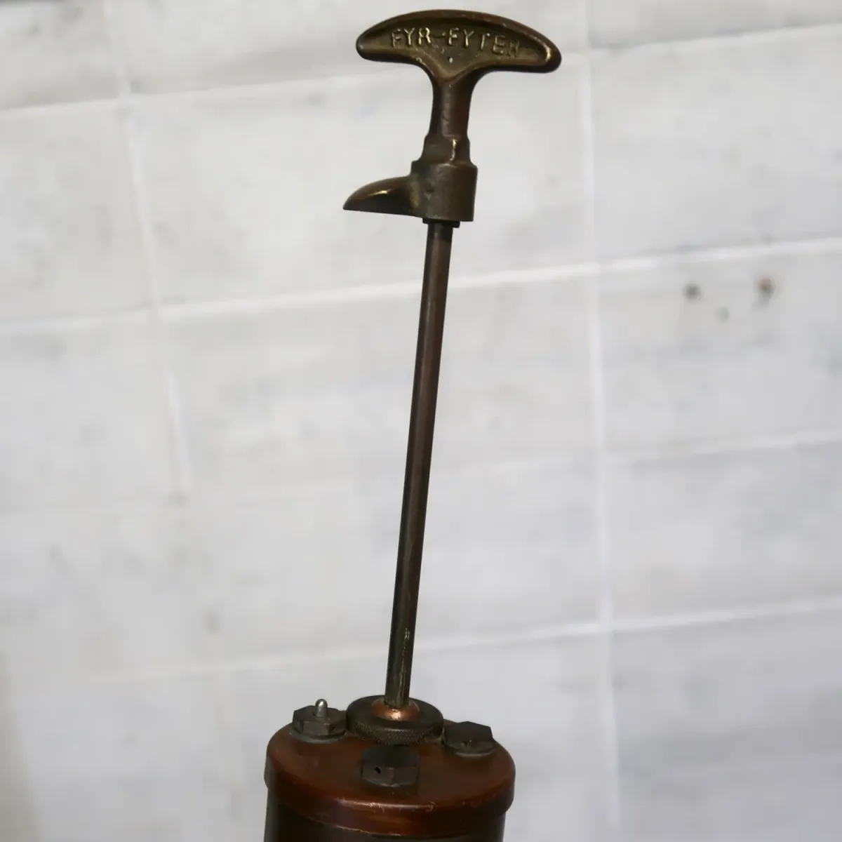 ビンテージ 消火器 銅×真鍮