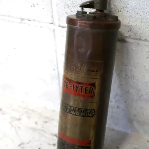 ビンテージ 消火器 銅×真鍮
