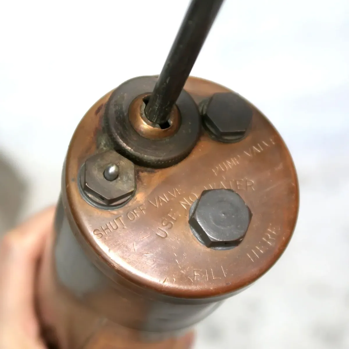 ビンテージ 消火器 銅×真鍮